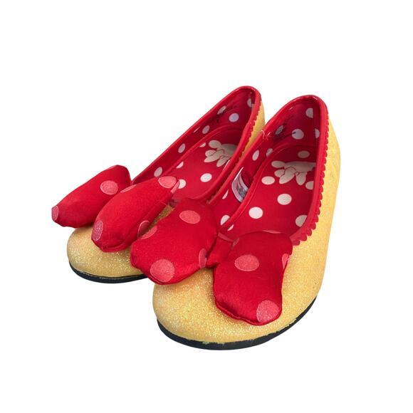 Disney Minnie Mouse Costume Shoes for Kids - Yellow Yellow size 13 - Picture 3 of 6
